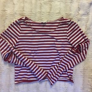 Free people cropped long sleeve